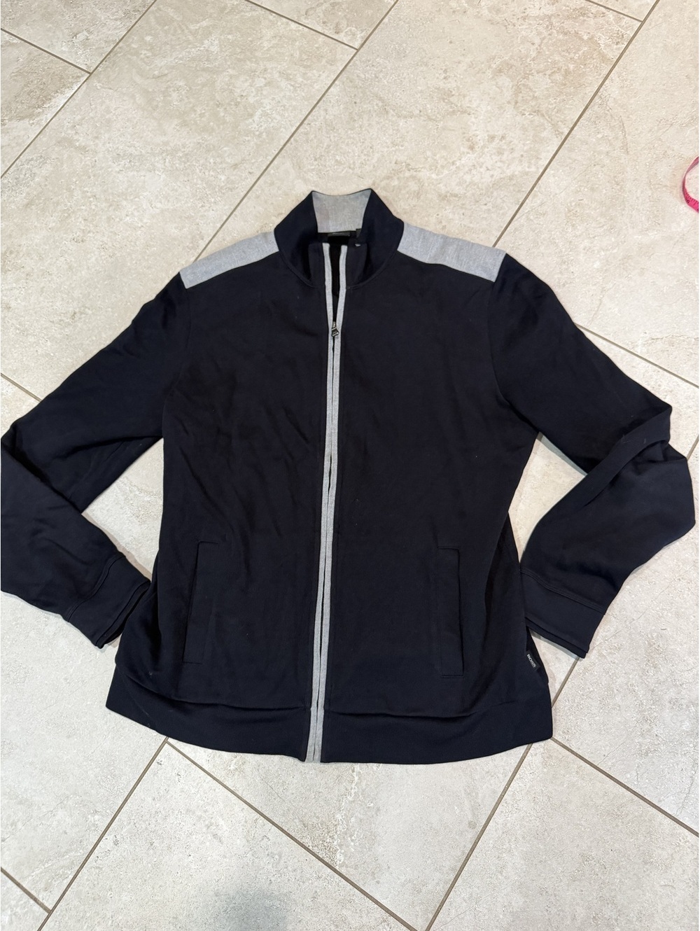 Hugo Boss Pacentro 12 Cotton Full-Zip Track Jacket XL